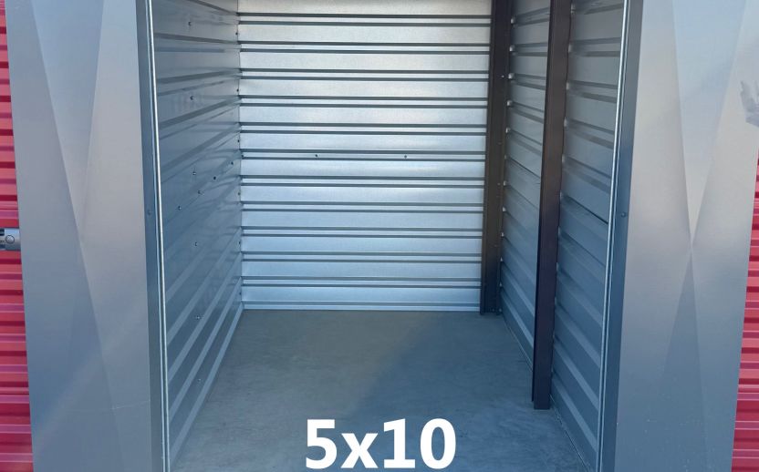 5×10 storage unit with 50 square feet of space at Inline Storage in San Antonio.