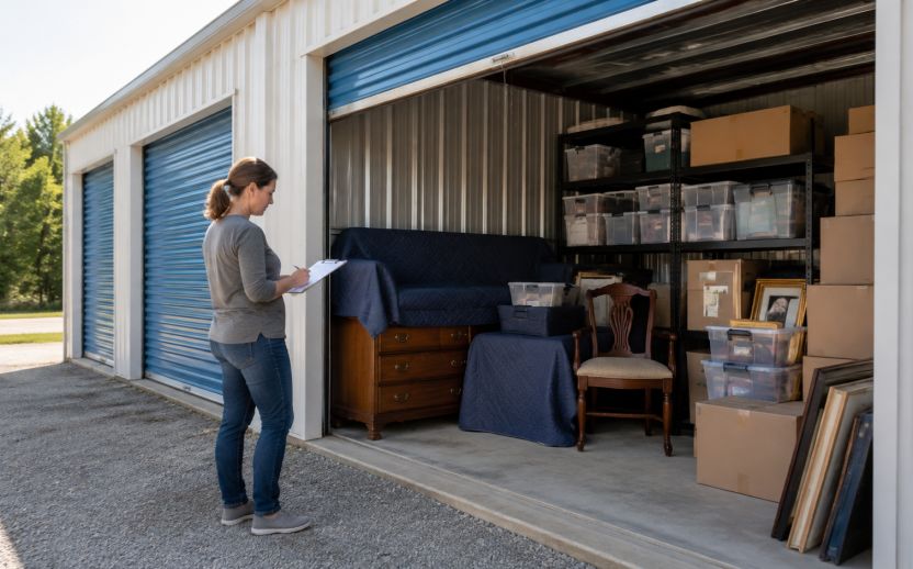 Organized long-term storage unit in Eatonton