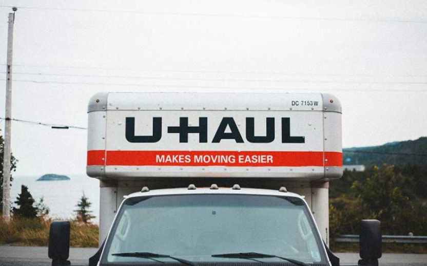 A U-Haul truck.