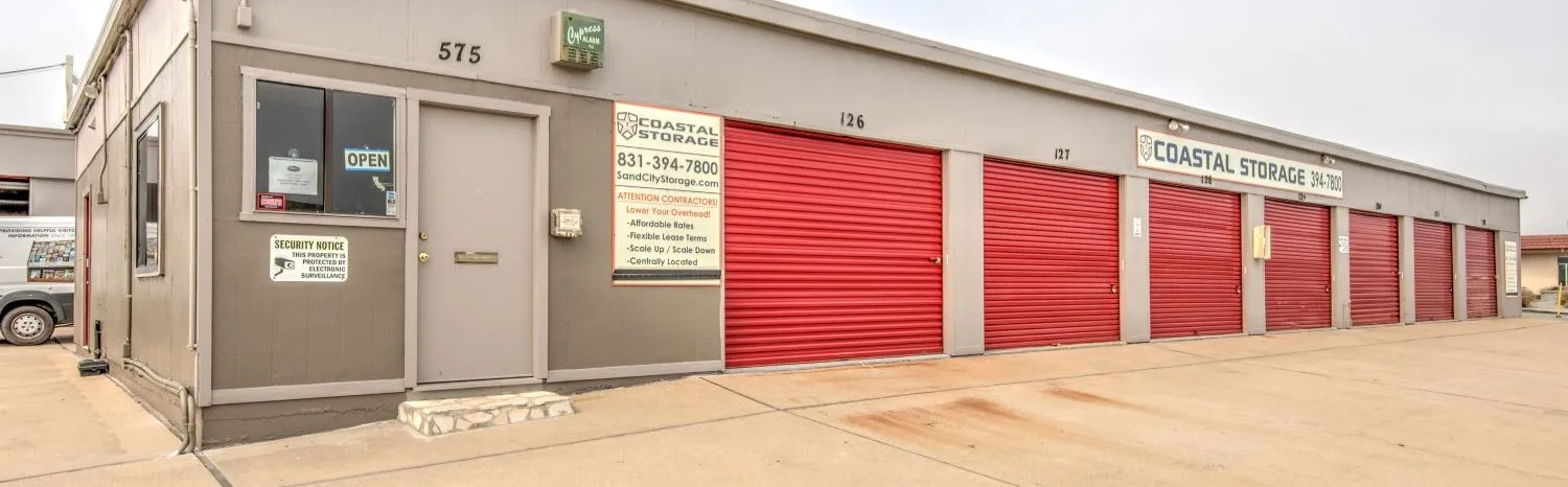 Office and storage units of Coastal Storage in Sand City CA