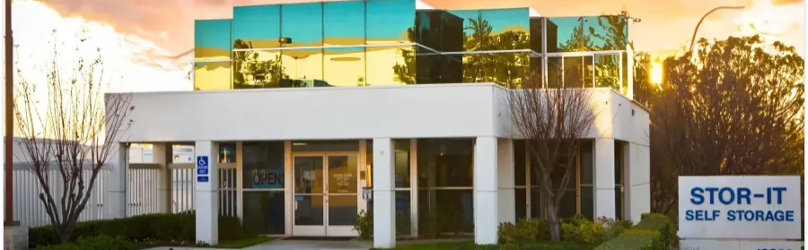 Parking lot view of Stor-It Self Storage