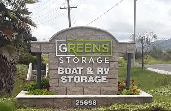 Greens Storage storage units and spaces at 25698 Adams Avenue, Murrieta, CA, 92562