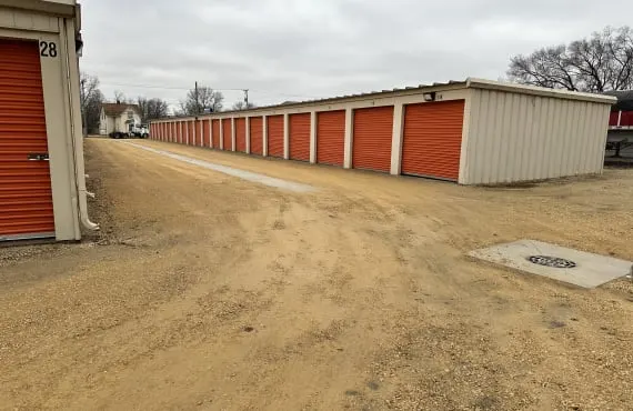 Hallway image of storage units at self storage property Belvidere Storage, 810 W Locust St, Belvidere, IL, 61008