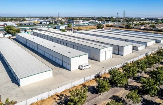 Aerial View of StoragePRO Stockton