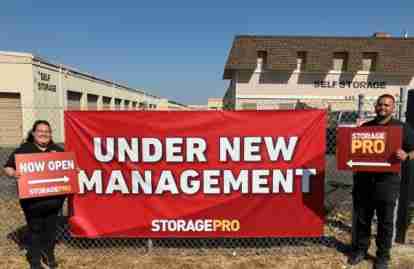 Image of Stow Away Mini Storage Under New Management sign