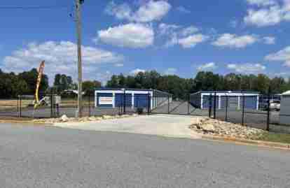 Storage Units Aerial View