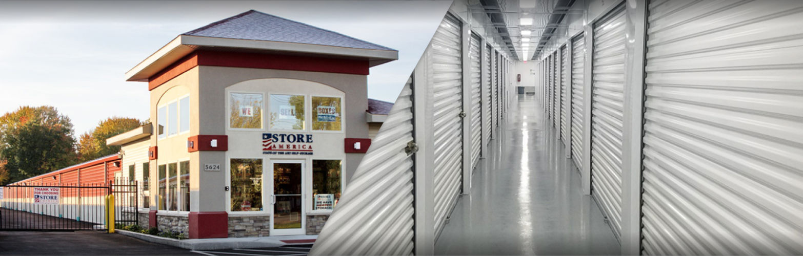Exterior view of the Store America facility