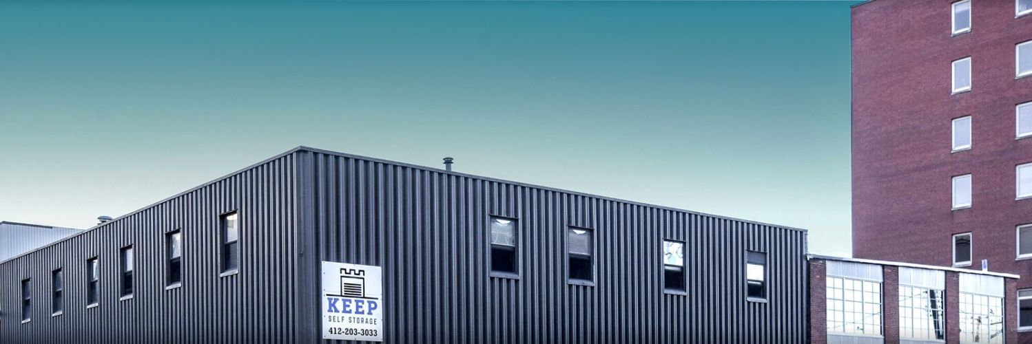 Exterior view of the Keep Self Storage facility