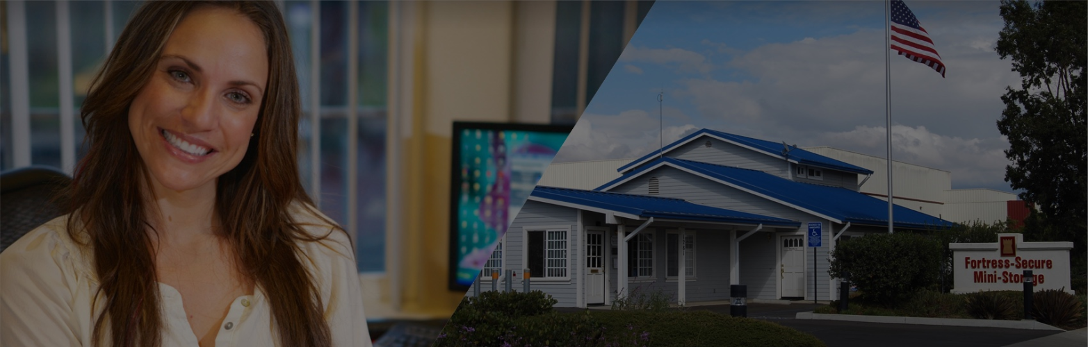 Exterior view of the Fortress-Secure Mini-Storage facility