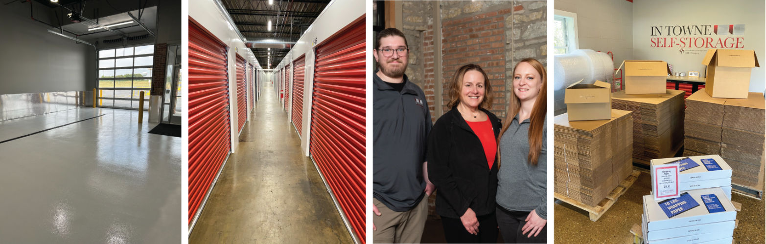 Exterior view of the In Towne Self Storage facility