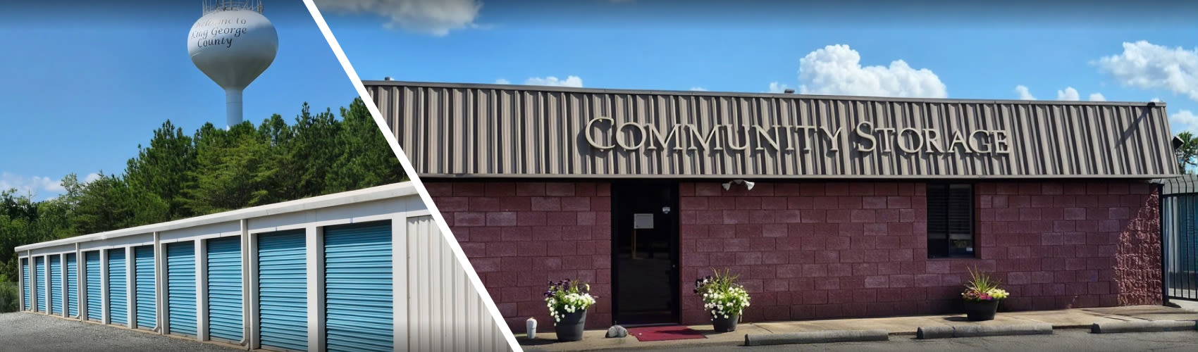 Exterior view of the Community Storage facility