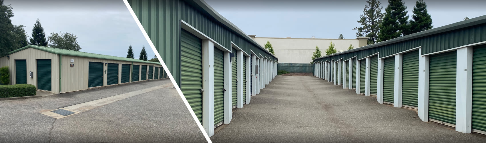 Exterior view of the Five Star Mini Storage facility