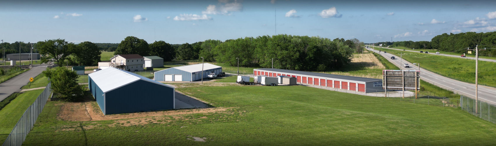 Exterior view of the Fordland Storage facility