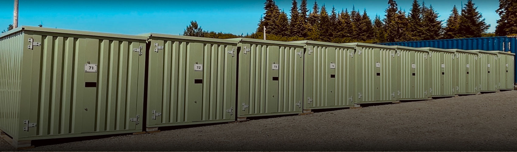 Exterior view of the Homer Storage Solutions facility