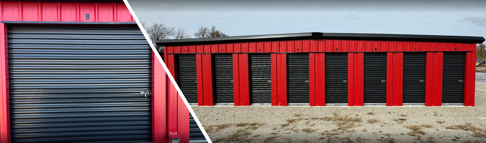 Exterior view of the Lincoln Land Storage facility