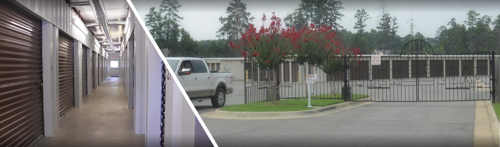 Exterior view of the Lock and Load Mini Storage facility