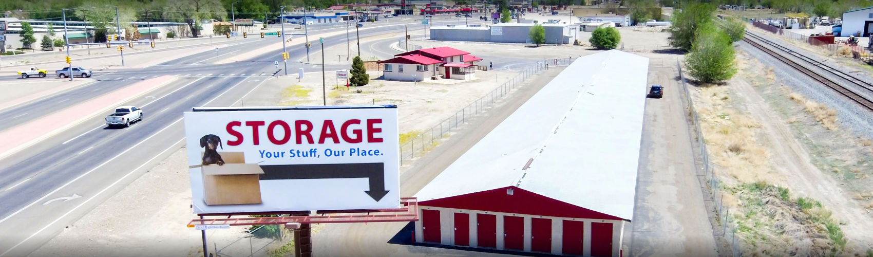Exterior view of the North Avenue Storage facility