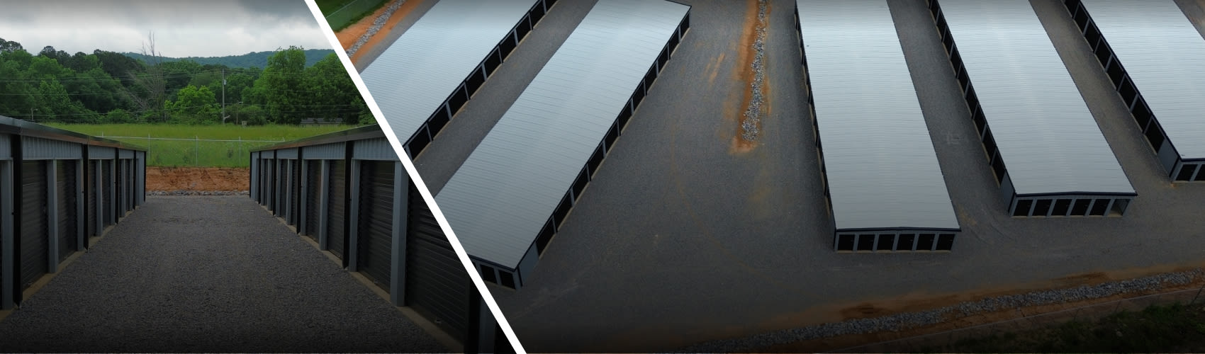 Exterior view of the Panther Mini Storages facility