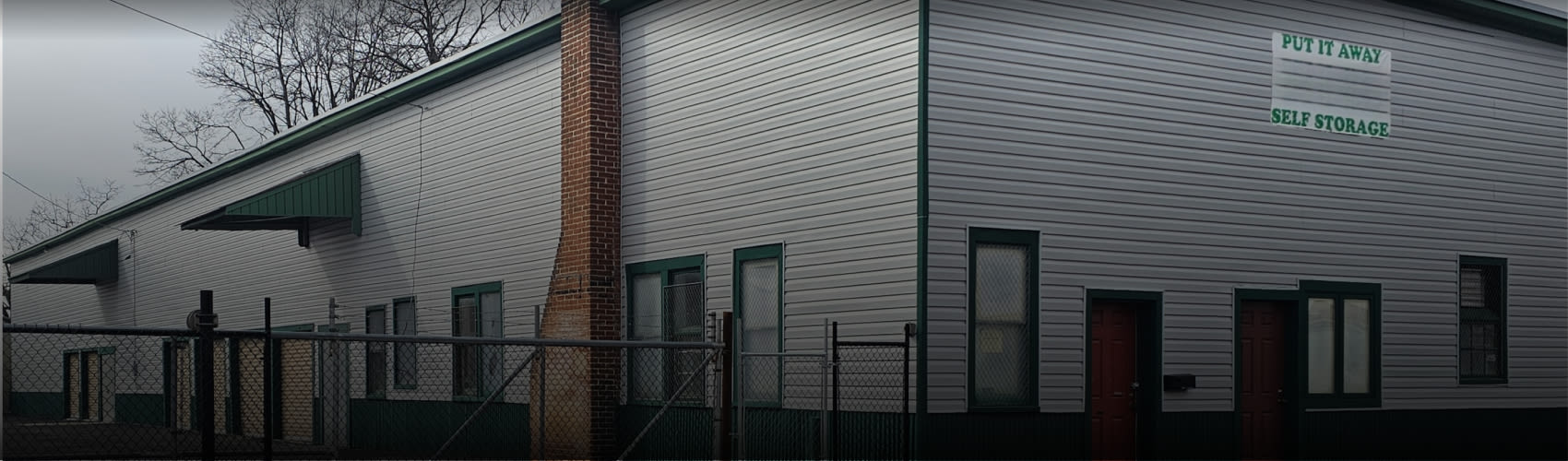 Exterior view of the Put It Away Storage facility