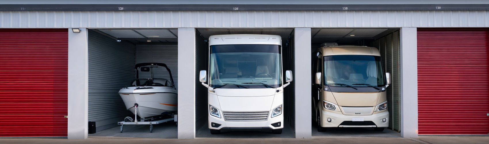 Exterior view of the Red Hill Mini Storage facility