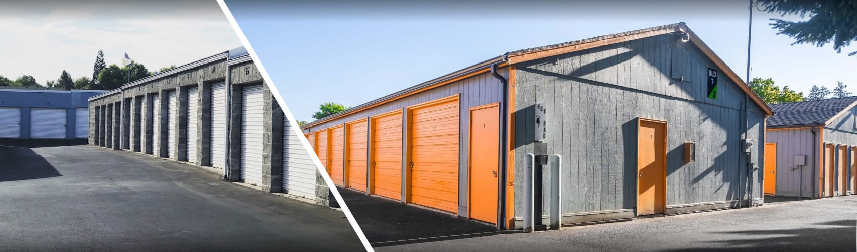 Exterior view of the Stack It Storage facility