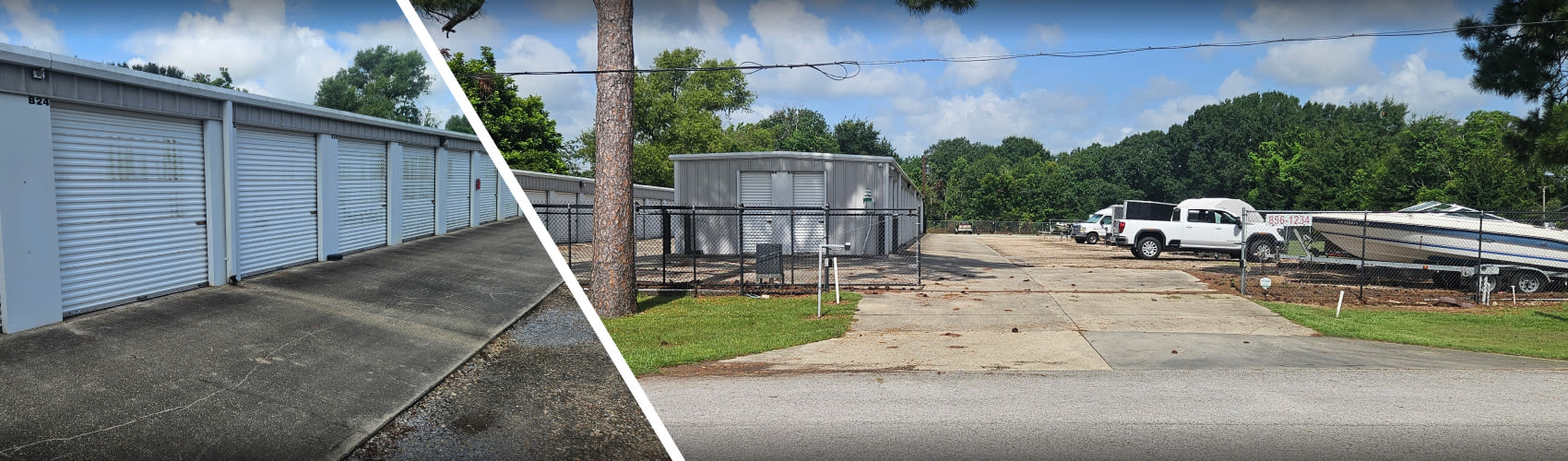 Exterior view of the Stackd Self Storage facility