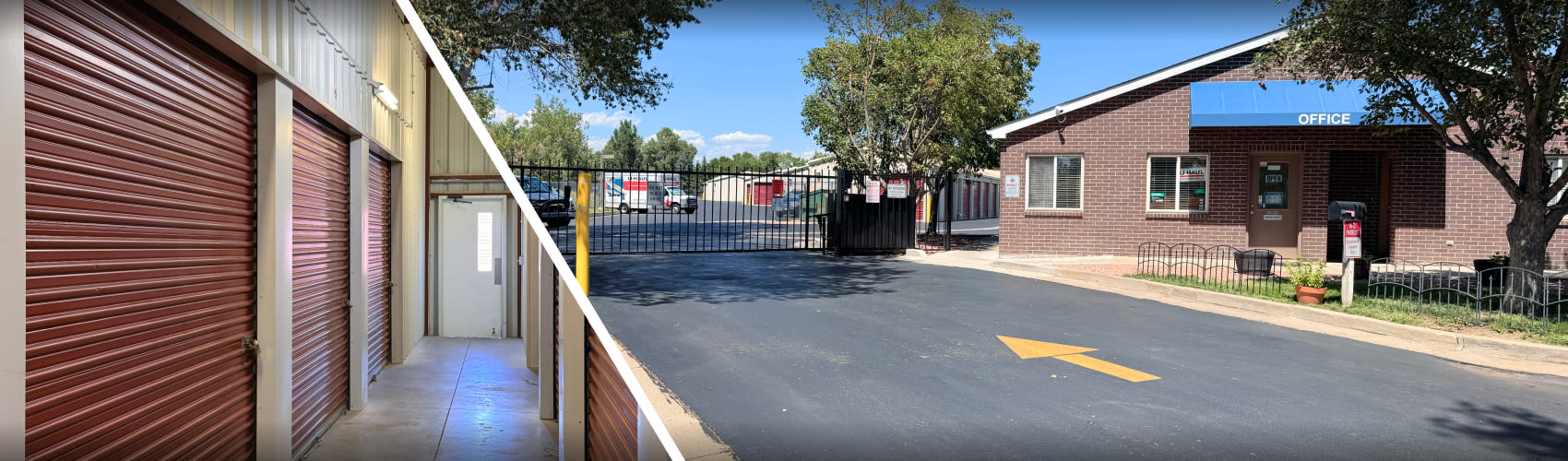 Exterior view of the Storage Plus Inc facility