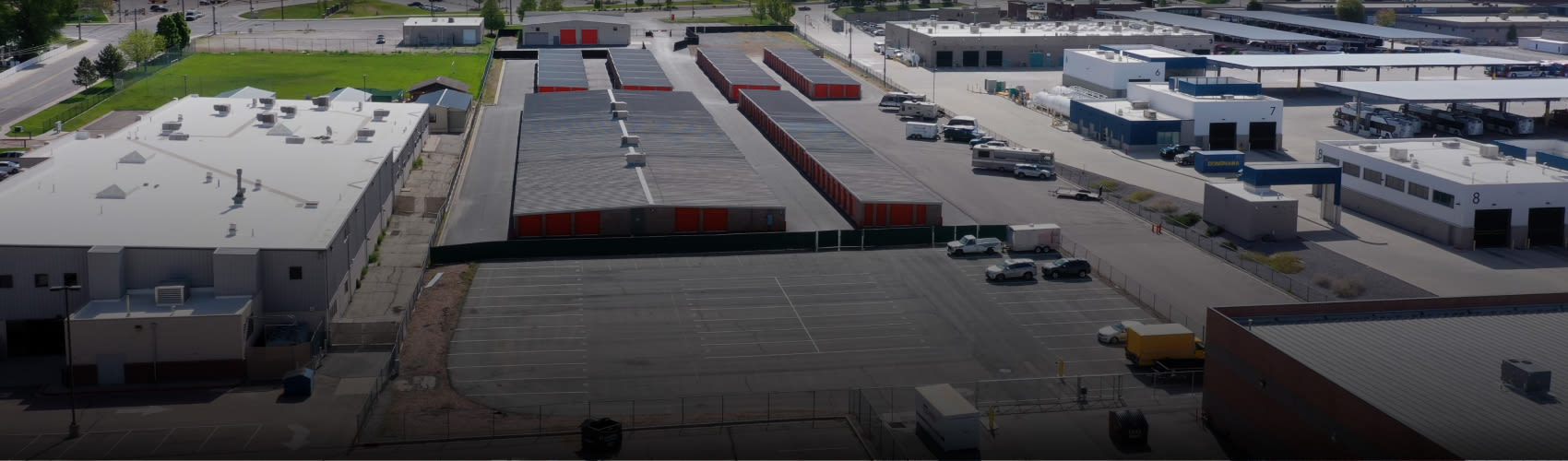 Exterior view of the Wolverine RV Boat & Storage facility