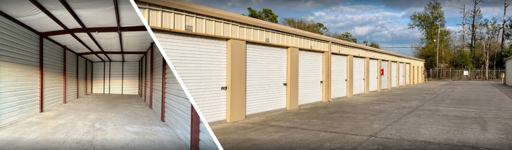 Exterior view of the I10 Mini Storage facility