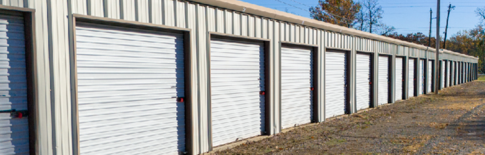 Exterior view of the Waldron Storage Units facility