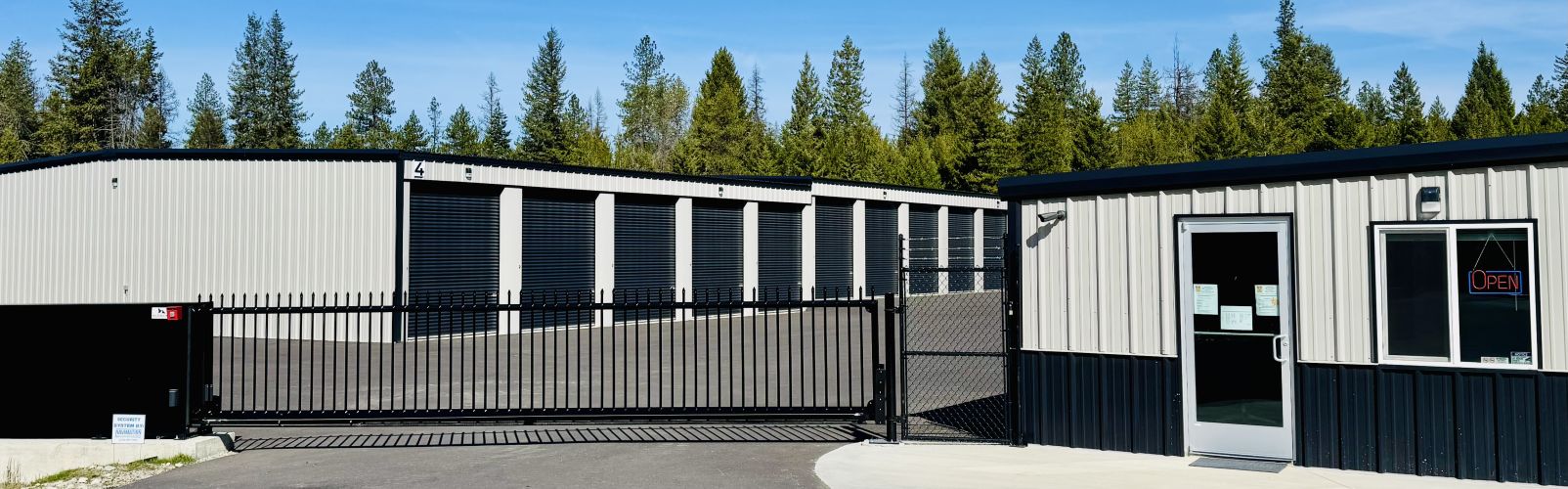 Exterior view of the Blacktail Storage facility