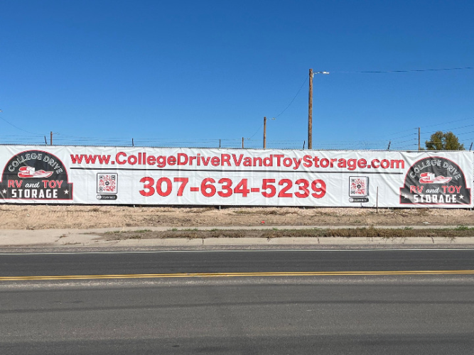 Exterior view of the College Drive RV and Toy Storage facility