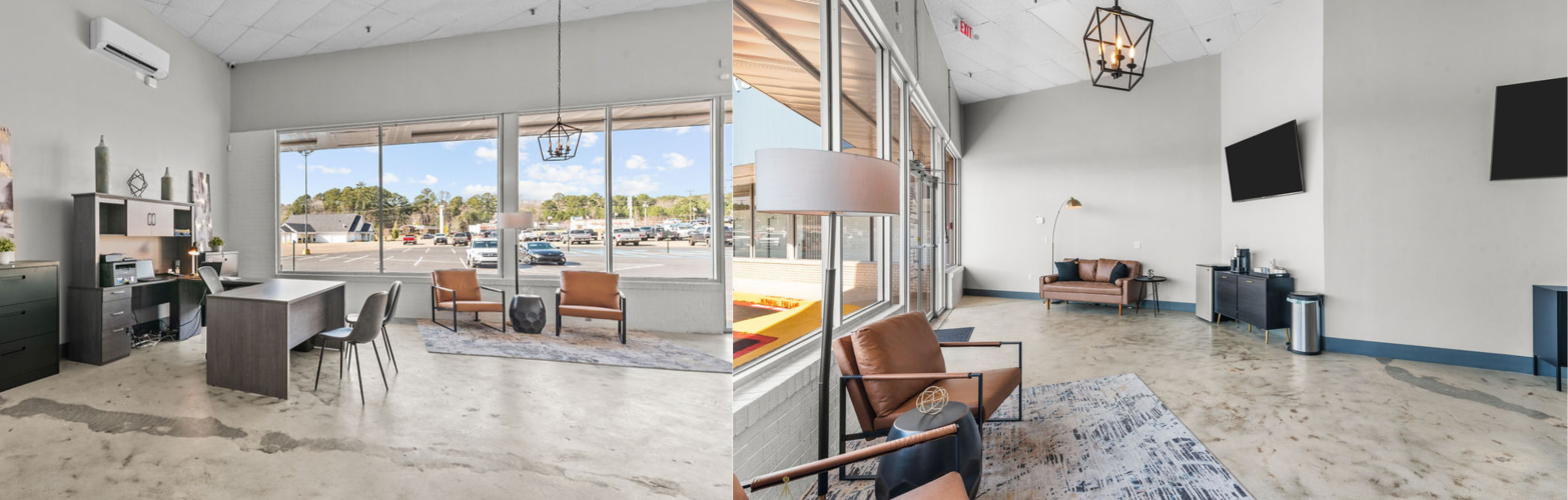 Exterior view of the Shield Storage Centers facility