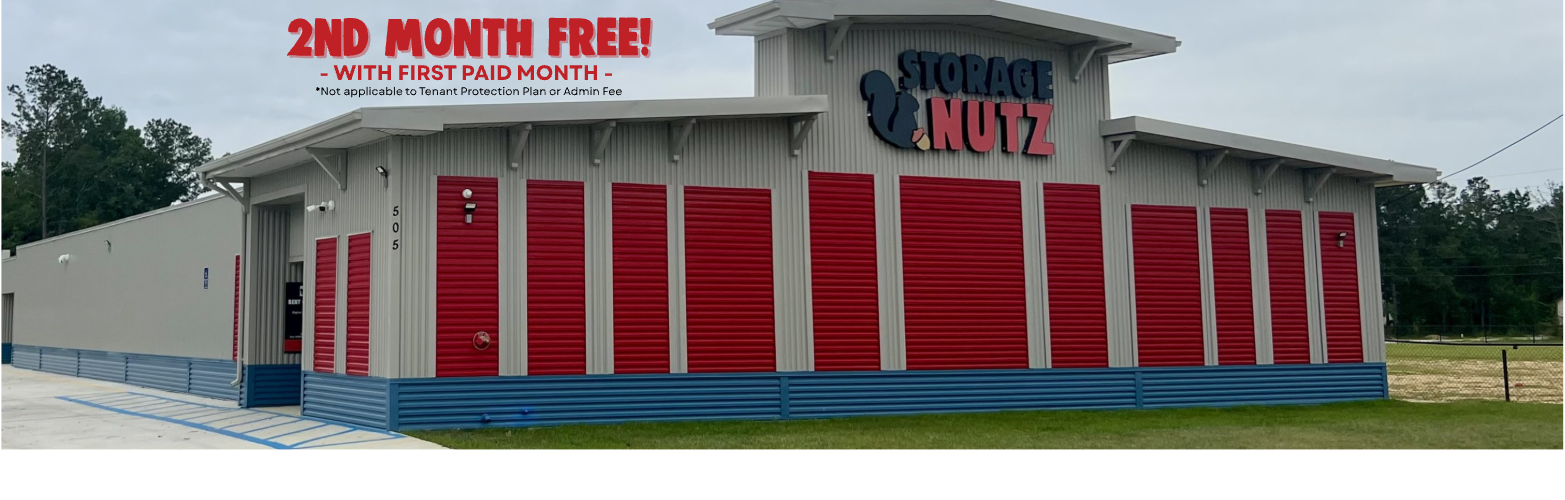 Exterior view of the Storage Nutz facility