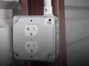 120V Outlet in Storage Unit