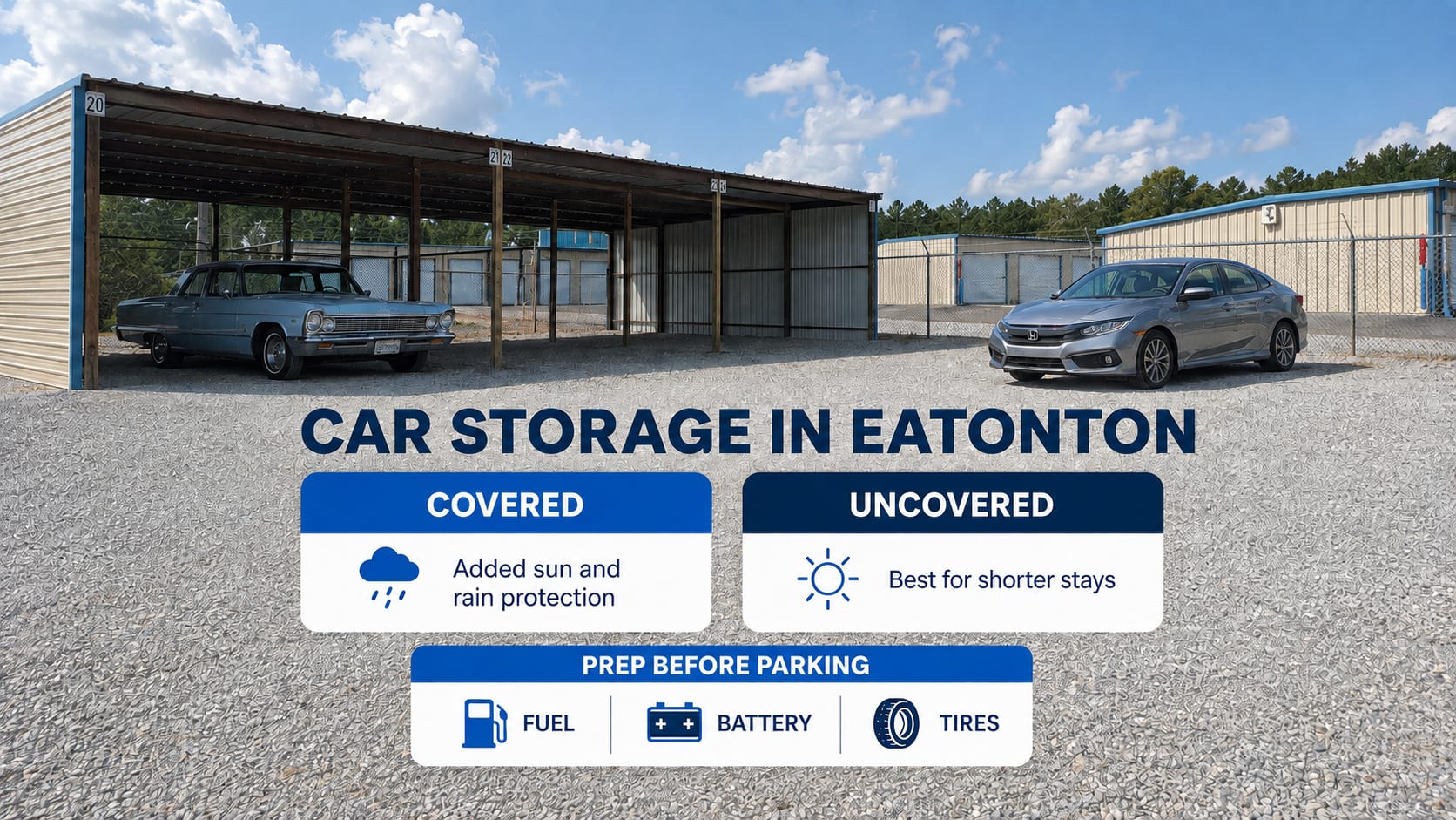 Car and Vehicle Storage in Eatonton, GA