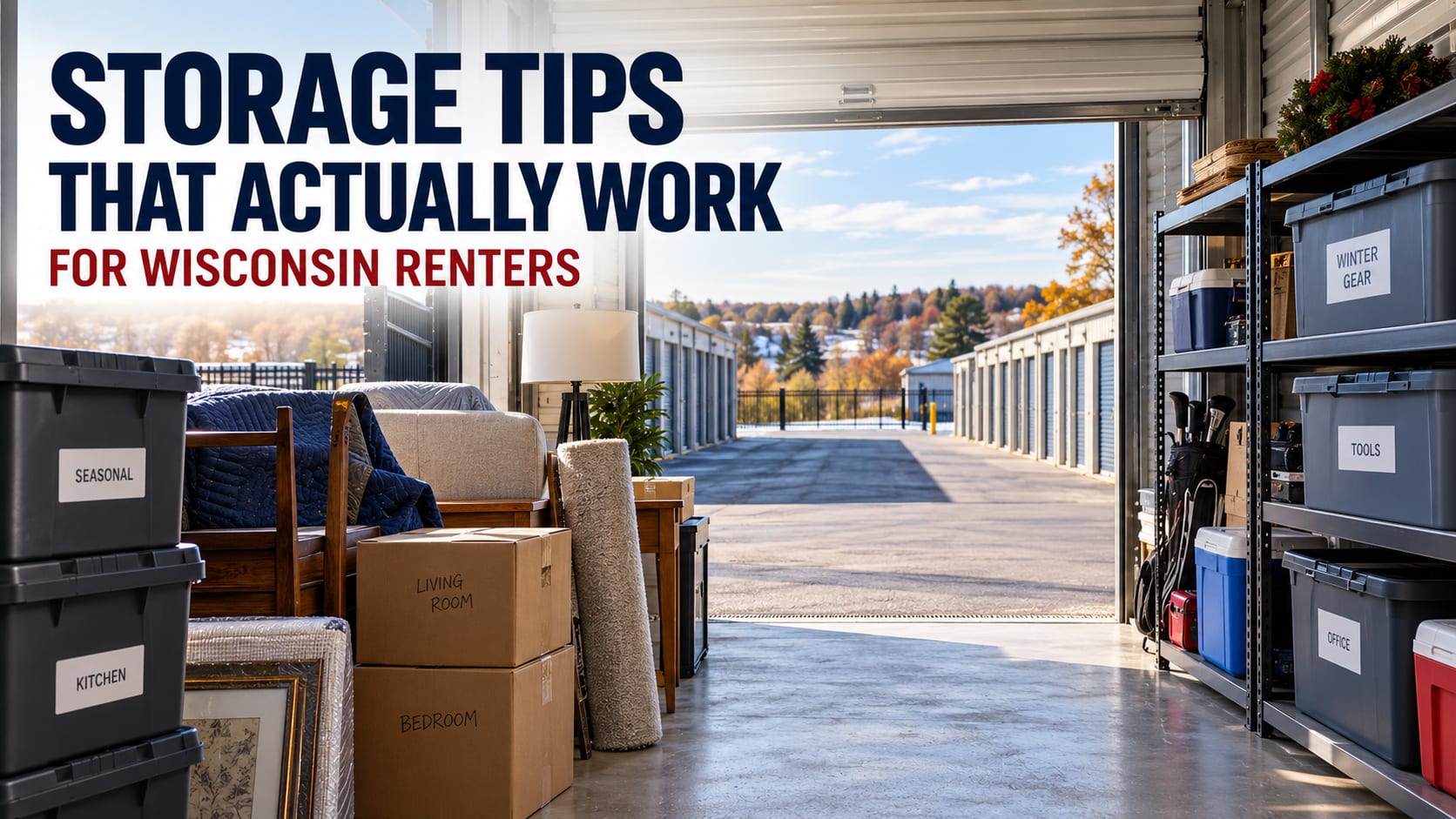 5 Storage Tips for Madison Metro Renters