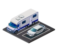 parking spaces size guide image for StorPlace Self Storage, 1628 Campbell Ln, Bowling Green, KY, 42104