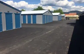 Hallway image of storage units at self storage property Storelocal® At Coeur d'Alene, 3655 N Cederblom St | 3628 W. Industrial Loop, Coeur d'Alene, ID, 83815