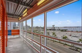 Storage units on 3rd story floor