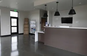 inside of the office