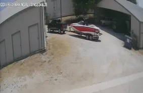 Backing up a boat