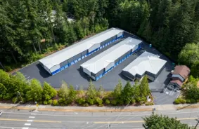 Aerial View at 9615 Burnham Dr, Gig Harbor, WA 98332