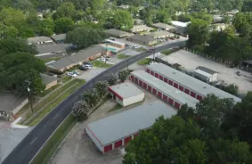 Drone Shot Of Storage Facility
