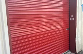 Close Up of Roll Up Door