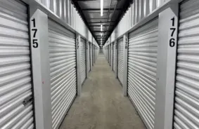 Hallway image of storage units at self storage property Smart Storage NWA, 325 Greenhouse Rd, Centerton, AR, 72719