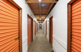 Interior hallway for storage units