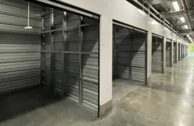 Hallway image of storage units at self storage property Lucky Pick Self-Storage, 49 James Street, Worcester, MA, 01603