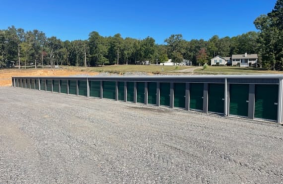 Hallway image of storage units at self storage property The Woods Storage Facility, 105 Crestwood Rd., Heber Springs, AR, 72543