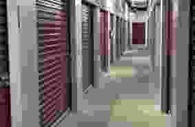 Hallway image of storage units at self storage property Safe Simple Storage, 7122 Seymour Hwy, Wichita Falls, TX, 76310